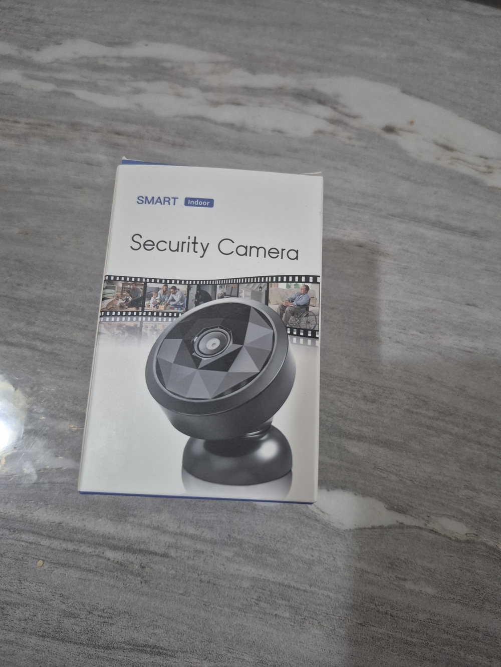Smart Indoor Security Camera - Black